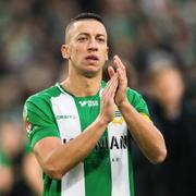 Nikola Djurdjic i den grönvita Hammarbytröjan. 