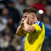 Gyökeres efter sitt mål. 