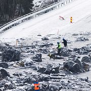 Tre män antas ha omkommit i jordskredet i Norge.