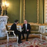 Keir Starmer och Volodymyr Zelenskyj under mötet i London häromveckan.