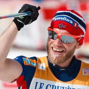 Martin Johnserud Sundby, som i juli stängdes av två månader för doping efter att ha överdoserat en astmamedicin utan giltig dispens. Arkivbild.