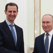 al-Assad och Putin. Arkivbild.