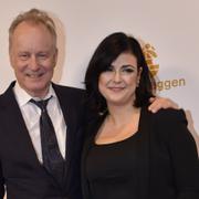 Stellan Skarsgård och Megan Everett Skarsgård.