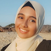 Tala Emad Herzallah. Karta över Gazaremsan och Al-Mawasi där hon befinner sig nu.