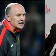 Mike Phelan (tv) var assisterande manager för United under Alex Fergusons sista fem år.