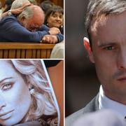 Reeva Steenkamps föräldrar, foto av Reeva Steenkamp, Oscar Pistorius.