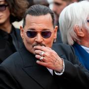 Johnny Depp i samband med premiären av ”Jeanne du Barry” i Cannes 16 maj 2023.