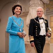 Drottning Silvia och kung Carl XVI Gustaf/Arkivbild