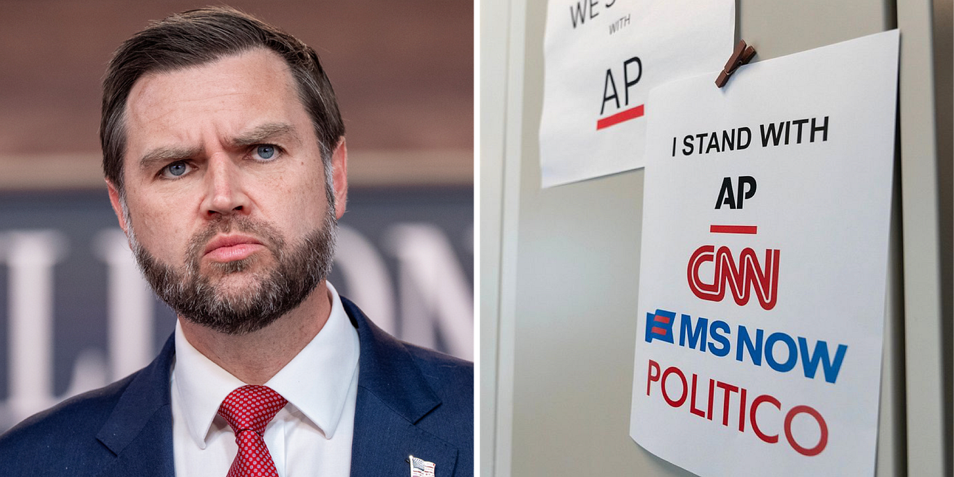 JD Vance uppges vara en av de anonyma källorna som Politico har använt i sin Iranbevakning.