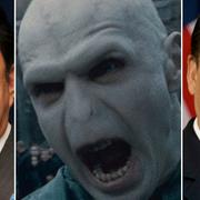 Japans president Shinzo Abe, Voldemort och Kinas president Xi Jinping.