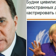 Stefan Löfven/Bild av det falska citatet som cirkulerat på nätet.