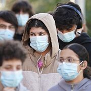 Studenter i Kent under utbrottet