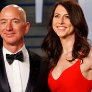 Jeff och MacKenzie Bezos.