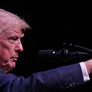 President Donald Trump vid Natos toppmöte i Ankara.