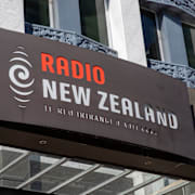 Radio New Zealand byggnad i Wellington, New Zeeland.  Mark Mitchell / AP