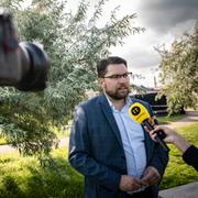 Sverigedemokraternas partiledare Jimmie Åkesson.