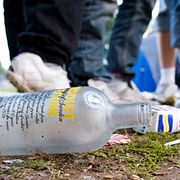 Sopor efter ett midsommarfirande på Öland tidigare år.