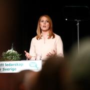 Annie Lööf talar på C:s kommundagar.