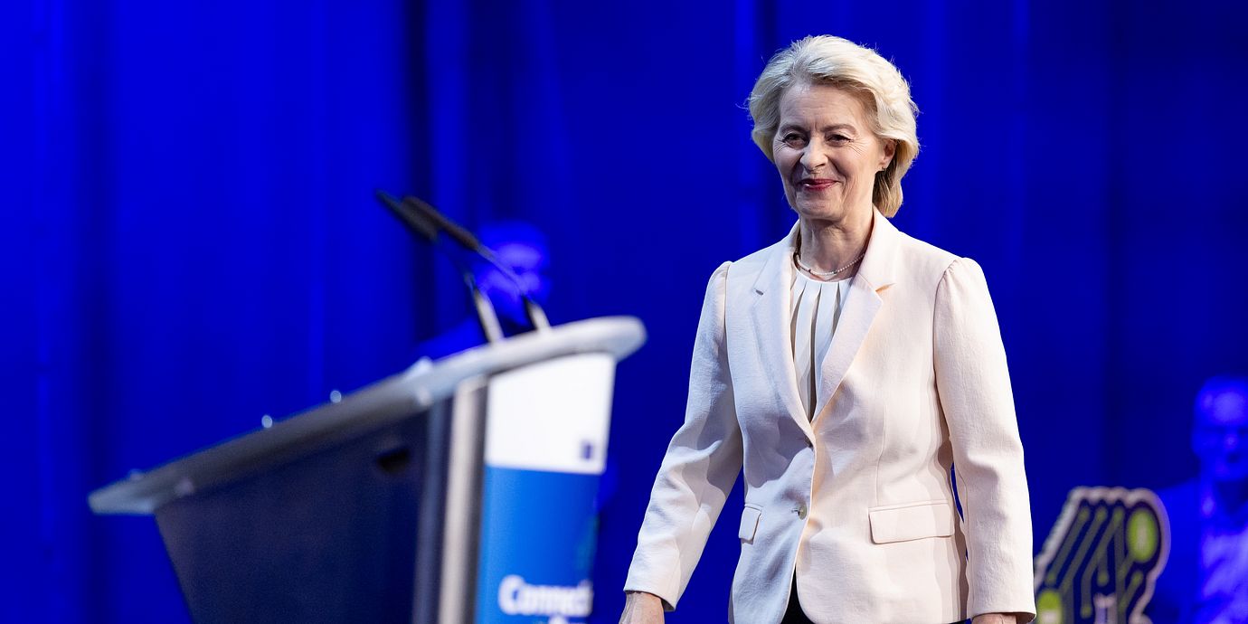 EU-kommissionens ordförande Ursula von der Leyen.