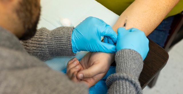 Vaccineringscentral mot mpox i Texas Michael Gonzalez / AP