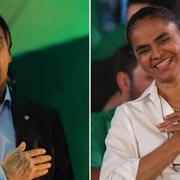 Jair Bolsonaro. Marina Silva.