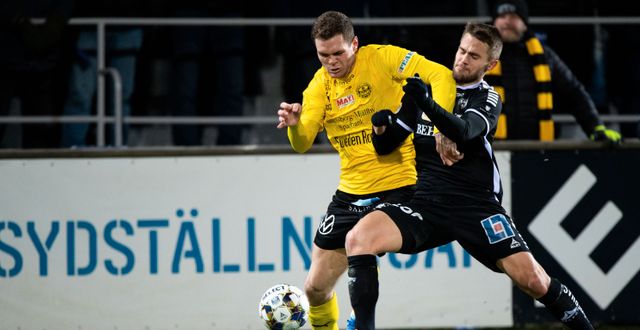 Bild från matchen.  MAGNUS LEJHALL / BILDBYRÅN
