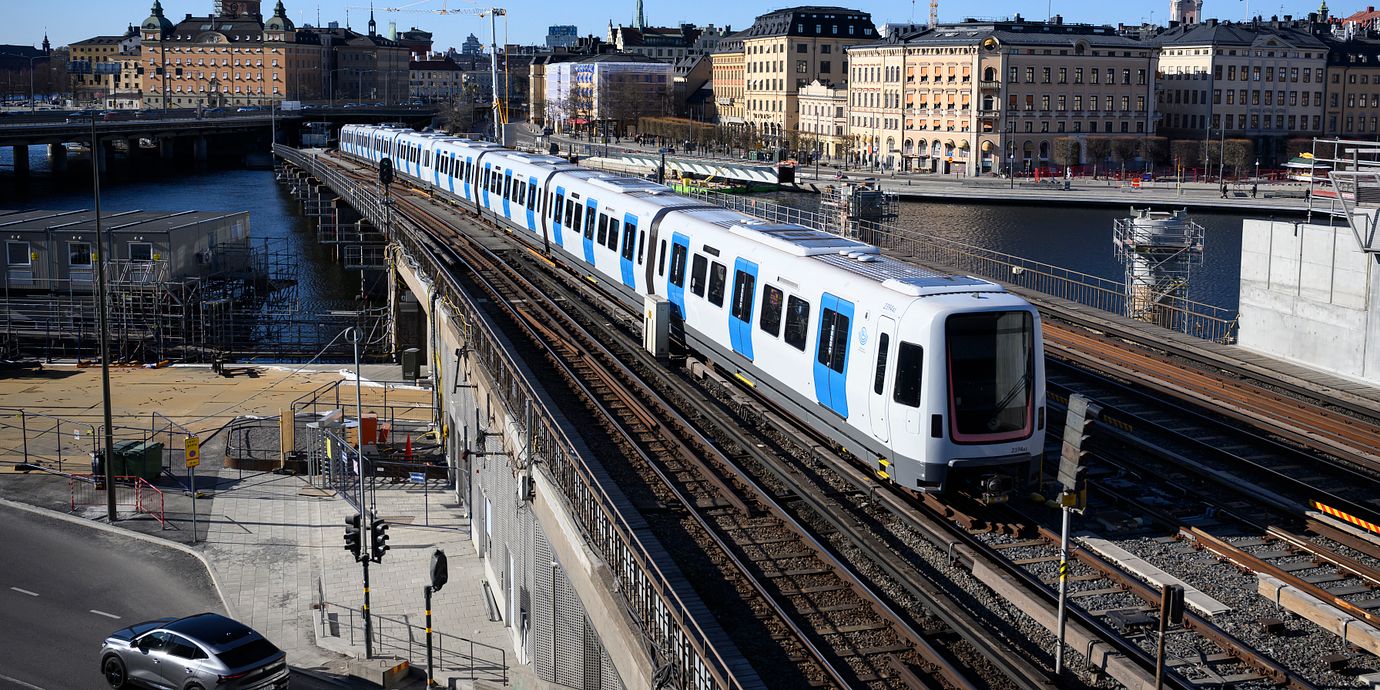 Tunnelbanebron vid Slussen.
Illustrationsbild.