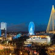 Gothia Towers till vänster i bild.