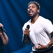 John Lundvik under Mello-finalen.