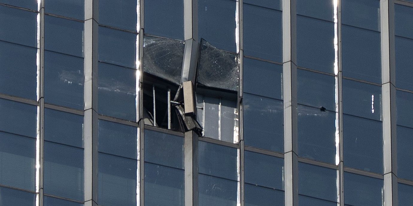 Skadorna på Citic tower.