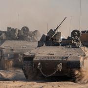 Israeliska styrkor i Gaza.