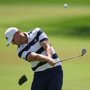 Ludvig Åberg vid en tävling tidigare i år.