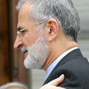 Hoshyar Zebari till vänster,  Kamal Kharazi  till höger.