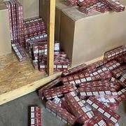 Tullverket hittade nästan 8 miljoner falska cigaretter. 