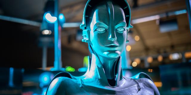 Bild från den brittiska utställningen ”Robots” på Tekniska Museet Adam Wrafterl/SvD/TT