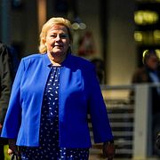 Norges statsminister Erna Solberg under gårdagen.