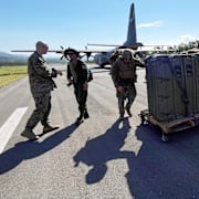 Illustrationsbild: Amerikansk militärövning i Basco, Filippinerna, den 26 april 2025. 