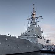 Spanska fregatten Almirante Juan de Borbón utgör underlag för Sveriges kommande upphandling.