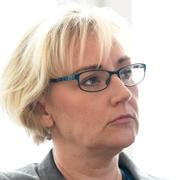 Helene Hellmark Knutsson (S), tidigare minister för högre utbildning och forskning. Numera riksdagsledamot och S-ordförande i Stockholms län.