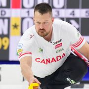 Den kanadensiske lagledaren Ben Herbert på VM i helgen.