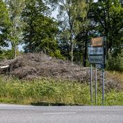 Området utanför Nynäshamn där en av pojkarna hittades.