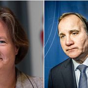Carin Jämtin och Stefan Löfven.