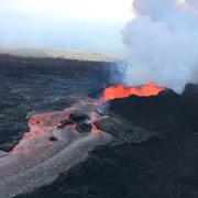 Vulkanen Kilauea på Hawaii. 