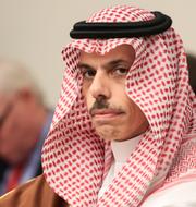 Prins Faisal bin Farhan Al Saud i FN:s generalförsamling tidigare i veckan. 