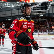 Luleås Pontus Själin jublar efter 4-2.