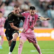 Lionel Messi under matchen.