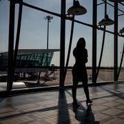 FLygplatsen i Lyon.