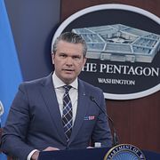 USA:s försvarsminister Pete Hegseth.