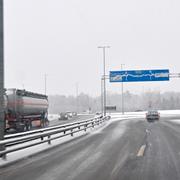 Nästa vecka kan det bli snö i Göteborg. 