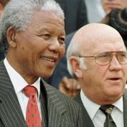 Nelson Mandela och Fredrik Willem de Klerk 1996. 